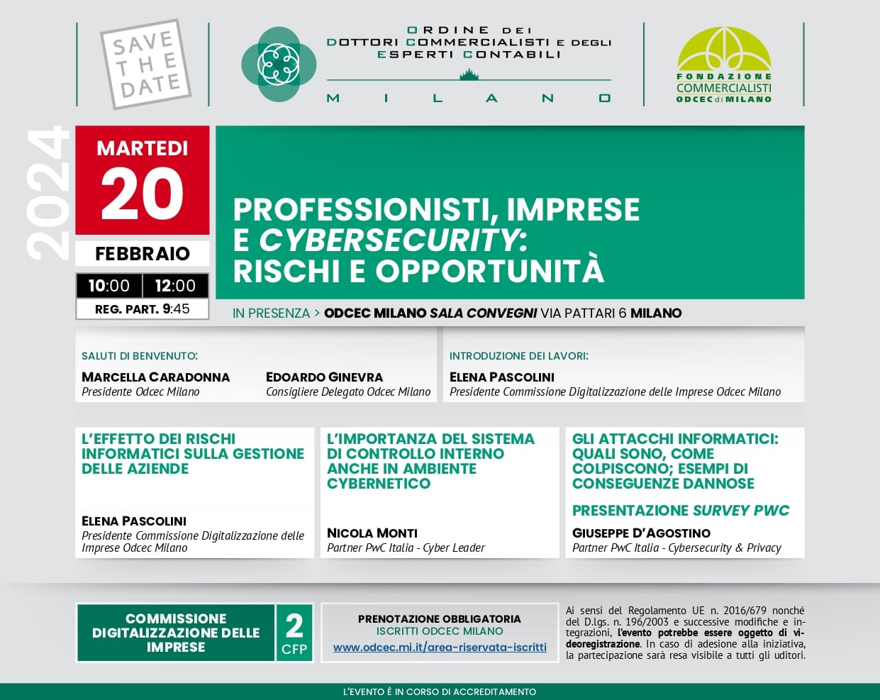 La Cybersecurity nelle aziende: un tema anche per il commercialista